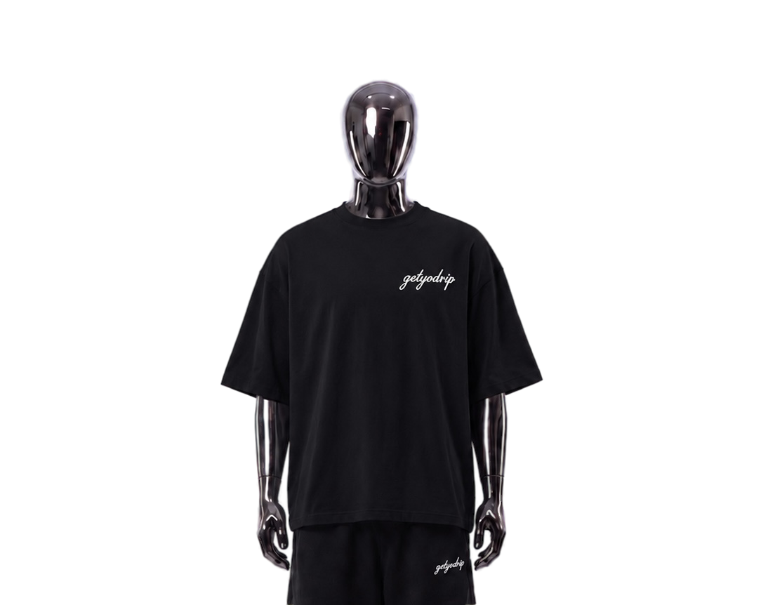 Box Cut Tee Black
